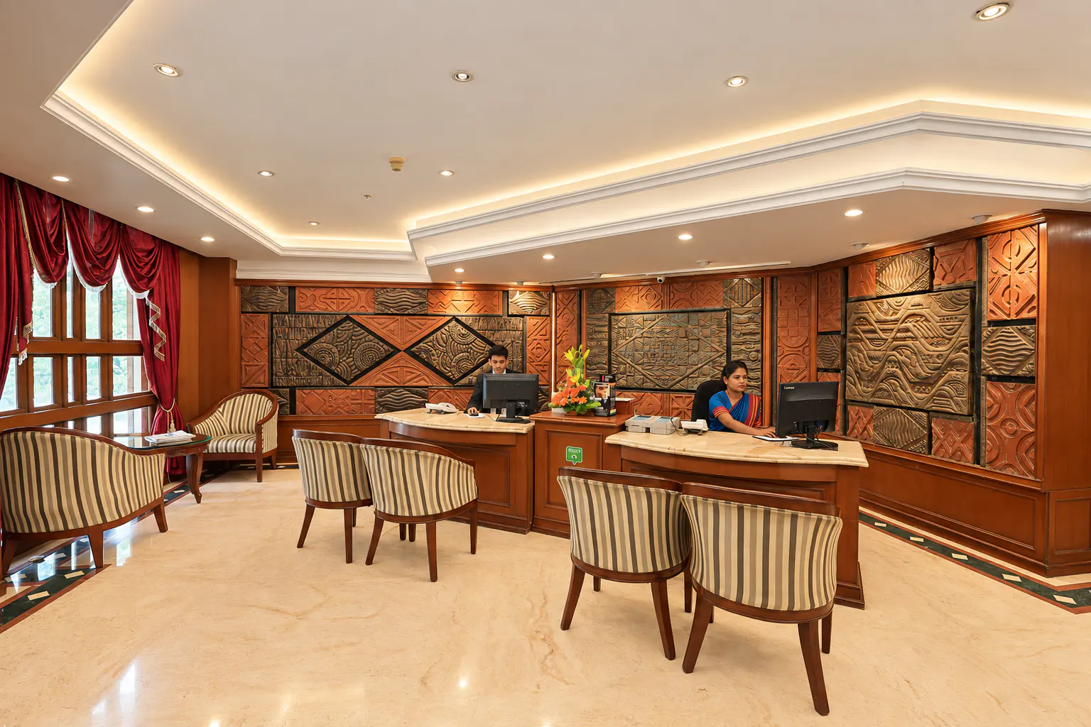 Lobby and reception