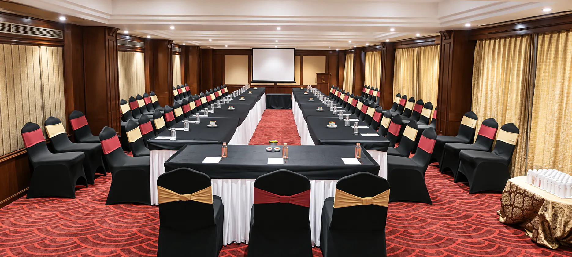 Walton Hall — conference setup